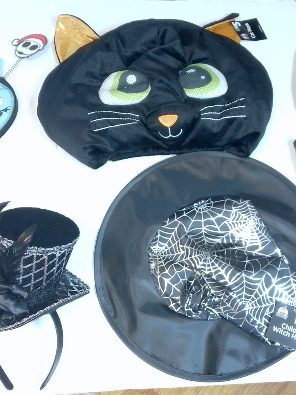 Halloween Costume & Accessory Lot – Cat Mask, Velvet Top, Corset Belt, Metallic - Picture 5 of 16